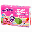 Набор ластиков ЮНЛАНДИЯ "СЛАДКИЕ ИСТОРИИ" 6 шт., размер 21х21х16 мм, ароматизированные, 229584,