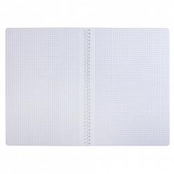 Тетрадь А4 96 л., HATBER, гребень, клетка, матовая ламинация, "Прикосновение к природе" (микс), 087981, 96Т4лВ1гр