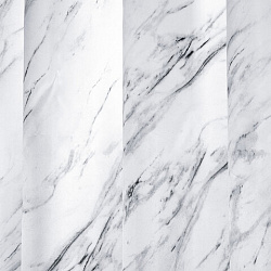 Шторка для ванной ПОЛИЭСТЕР, 180х200 см, кольца в комплекте, БЕЛЫЙ МРАМОР, PRIMILA (ПРИМИЛА), 700084