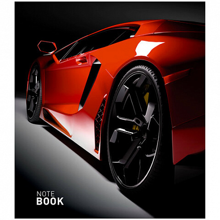 Тетрадь А5 48 л., ПЗБМ, скоба, клетка, фольга, выборочный TWIN-лак, "Драйв" (5 видов), 25151