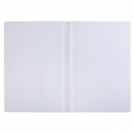 Тетрадь А4 96 л., HATBER, гребень, клетка, матовая ламинация, "Прикосновение к природе" (микс), 087981, 96Т4лВ1гр