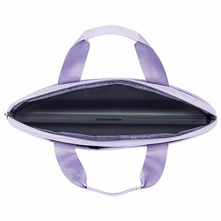 Сумка портфель HEIKKI ULTRA (ХЕЙКИ) с отделением для ноутбука 15,6", Lavender, лавандовая, 28х39х3 см, 272610