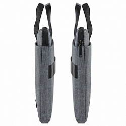 Сумка портфель HEIKKI ULTRA (ХЕЙКИ) с отд. для ноутбука 15,6", Dusky, темно-серая, 28х39х3 см, 272608