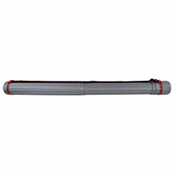 Тубус для чертежей телескопический, длина 64-100 см, формат А0, диаметр 8,5 см, с ремнем, серый, BRAUBERG, 271257