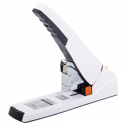 Степлер ЭНЕРГОСБЕРЕГАЮЩИЙ МОЩНЫЙ № 24/6 - 23/13 BRAUBERG "ONE MOMENT", до 100 листов БЕЗ УСИЛИЙ, 272738