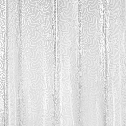 Шторка для ванной EVA, 180х180 см, кольца в комплекте, БЕЛАЯ ГОЛОГРАФИЯ, PRIMILA (ПРИМИЛА), 700102