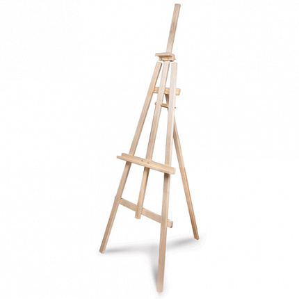 Мольберт напольный «Ученический», размер полок 130 см, угол 50-90°, в собранном виде 66х183х88 см, 750 02-1