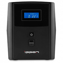 Источник бесперебойного питания IPPON Smart Power Pro II Euro 1600, 1600 ВА(960Вт),LCD, 4евророзетки, 1029742