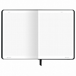 Блокнот с резинкой в клетку 96 л., А5 145х203 мм, твердая обложка, BRAUBERG, "Shadows", 116325