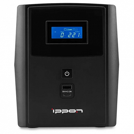 Источник бесперебойного питания IPPON Smart Power Pro II Euro 1600, 1600 ВА(960Вт),LCD, 4евророзетки, 1029742