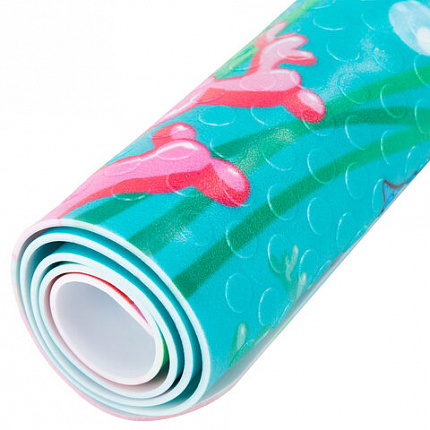 Коврик для ванны противоскользящий 70х40 см с печатью "Дельфин", ПВХ, присоски, PRIMILA (ПРИМИЛА), 700370