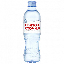 Вода негазированная питьевая СВЯТОЙ ИСТОЧНИК 0,5 л