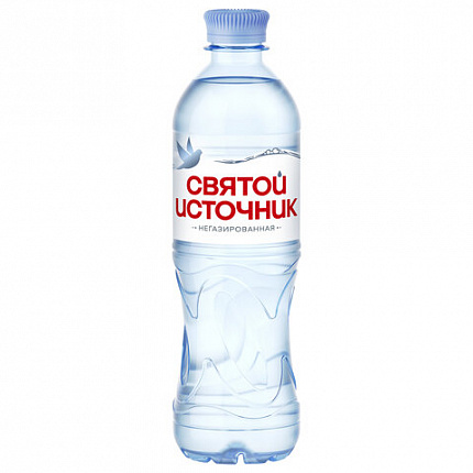 Вода негазированная питьевая СВЯТОЙ ИСТОЧНИК 0,5 л