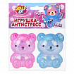 Игрушка-антистресс "МЕДВЕДИКИ. НАБОР 2 ШТУКИ", 5 см, ассорти 4 цвета, дисплей, JOLLY JOT (ДЖОЛЛИ ДЖОТ), 665771