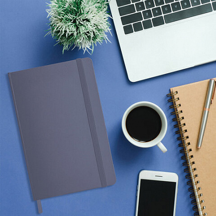 Блокнот А5 138x213 мм, BRAUBERG "Basic", под кожу, 80 л., клетка, ассорти, CLASSIC, 116231