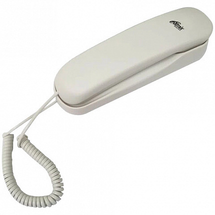 Телефон RITMIX RT-002 white, удержание звонка, тональный/импульсный режим, повтор, белый, 80002230