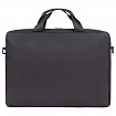 Сумка портфель BRAUBERG PRACTICAL с отделением для ноутбука 15,6", Grey line, черная, 29х40х7 см, 272604