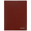 Папка 20 вкладышей BRAUBERG "Office", красная, 0,5 мм, 271325