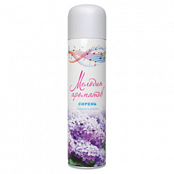 Освежитель воздуха аэрозольный 285 мл, МЕЛОДИЯ АРОМАТОВ "Сирень", СИБИАР, 5-02.04.433.06