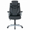 Кресло BRABIX PREMIUM "Phantom EX-553", рециклированная кожа, регулируемый подголовник, черное, 532940