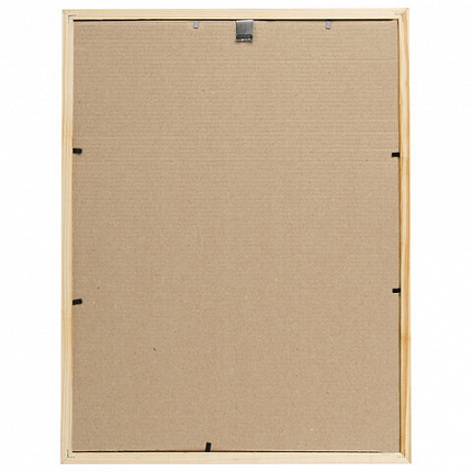 Рамка 30х40 см, дерево, багет 18 мм, BRAUBERG "HIT", канадская сосна, стекло, 390026