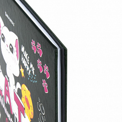 Дневник 1-4 класс 48 л., твердый, BRAUBERG, глянцевая ламинация, с подсказом, "CATS & DUCK", 106831