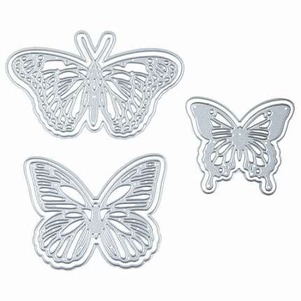 Ножи "Бабочки" для Машинки для вырубки и тиснения ОС-5, 3 штуки, 121х118 мм, ОСТРОВ СОКРОВИЩ, 663811, 861-034-015