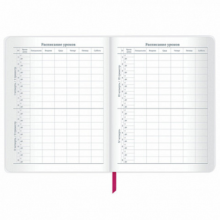 Дневник 1-11 класс 48 л., кожзам (гибкая), термотиснение, фольга, BRAUBERG, "Балерина", 106911