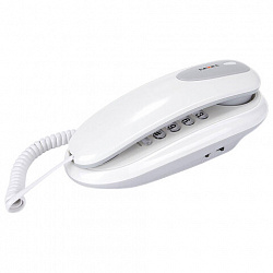 Телефон TEXET TX-236, тональный / импульсный режим, повтор, серый, 125840