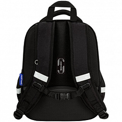 Ранец BRAUBERG FIT, 2 отделения, "Golden butterflies", 38х27х14 см, 274383