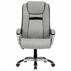 Кресло BRABIX PREMIUM "Regular EX-554", пружинный блок, ткань, серое/черные вставки, 533205