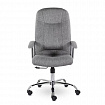 Кресло офисное "Бостон", CH-277, хром, ткань, серый (M-02)