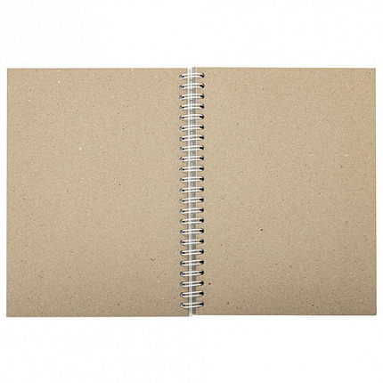 Скетчбук, 4 типа бумаги (акварельная, белая, черная, крафт) 146х204 мм, 60 л., гребень, BRAUBERG ART, АНИМЕ, 115066