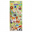 Наклейки зефирные "Животный мир", 19х9,5 см, ассорти 8 видов, FUNSTER (ФАНСТЕР), 666089