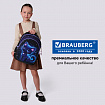 Рюкзак BRAUBERG OPTIMA, 2 отделения, с брелоком, "Сияющий котик", 36х27х18 см, 274417