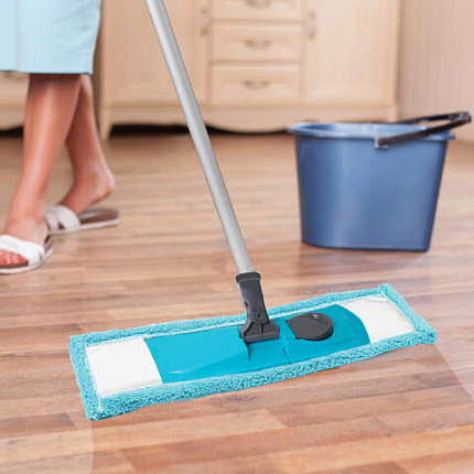 Насадка МОП плоская для швабры/держателя 40 см, карманы (ТИП К), микрофибра, LAIMA "Эконом", 603116