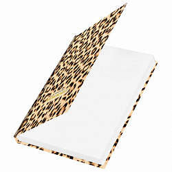 Ежедневник недатированный А5 145х215 мм, ламинированная обложка с фольгой, 160 л., STAFF, "Леопард", 115567