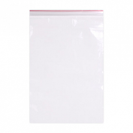 Пакеты ZIP LOCK "зиплок" ОЧЕНЬ ПРОЧНЫЕ, комплект 100 шт., 200х300 мм, ПВД 80 мкм, BRAUBERG EXTRA, 608179