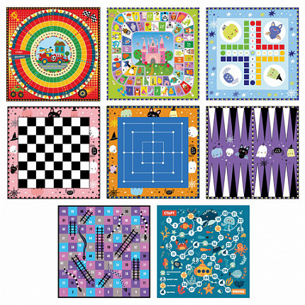 Игра настольная "50 игр для всей семьи", АССОРТИ, 10 КОР