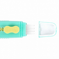 Ластики выдвижные с кистью 2 в 1 BRAUBERG "Slider Duo", НАБОР 4 ШТУКИ, 85х21х15 мм, пастельные цвета ассорти, блистер, 271993