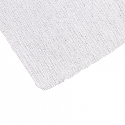 Бумага гофрированная/креповая, 110 г/м2, 50х250 см, белая, ОСТРОВ СОКРОВИЩ, 129153