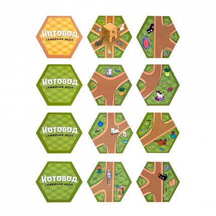 Игра настольная "Котовод", 60 карточек, 10КОР, 6095