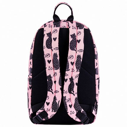 Рюкзак HEIKKI DREAM (ХЕЙКИ) универсальный с карманом для ноутбука, эргоном, Cats, 42х26х14 см, 272528