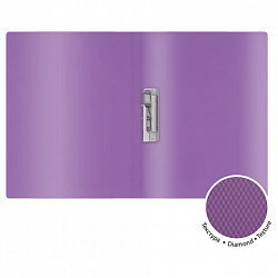 Папка с боковым мет. прижимом ERICH KRAUSE Diamond Vivid, 17мм, до 150 листов, ассорт, 47184