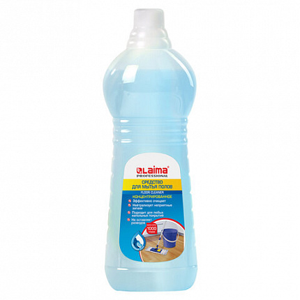 Средство для мытья пола 1 кг, LAIMA PROFESSIONAL концентрат, "Морской бриз", 602297