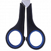 Ножницы BRAUBERG "Soft Grip", 165 мм, черно-синие, резиновые вставки, 3-сторонняя заточка, 230761
