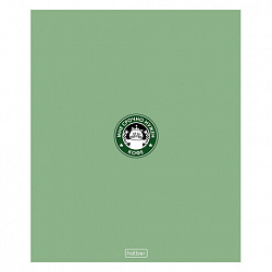 Тетрадь А5, 96 л., HATBER, скоба, клетка, Soft-touch ламинация, "Coffee Story" (микс в спайке), 094578, 96Т5лВ1