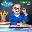 Комплект детской мебели голубой КОСМОС: стол + стул, пенал, BRAUBERG NIKA KIDS, 532634