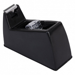 Диспенсер для клейкой ленты шириной до 26 мм, ЧЕРНЫЙ (лента в подарок!), утяжеленный большой, BRAUBERG, 701459