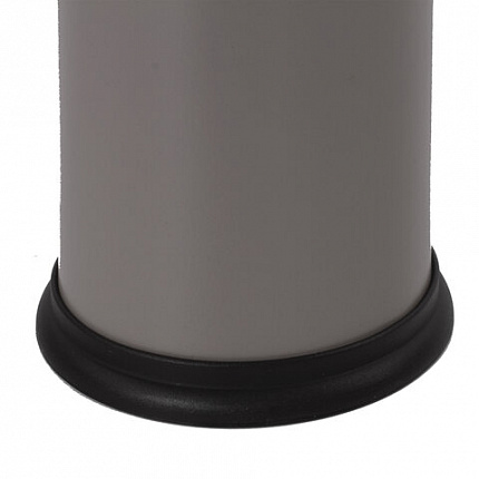 Ершик для унитаза с подставкой, металл, серый, матовый, LAIMA, 604961